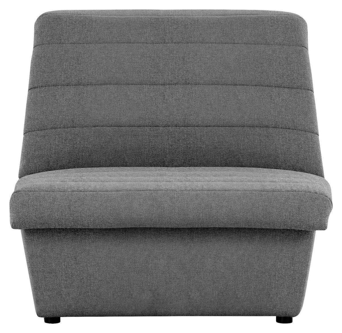 Sessel Looks Viii - Graubraun/Schwarz, Design, Textil (92/92/103cm) - LOOKS by W.Joop