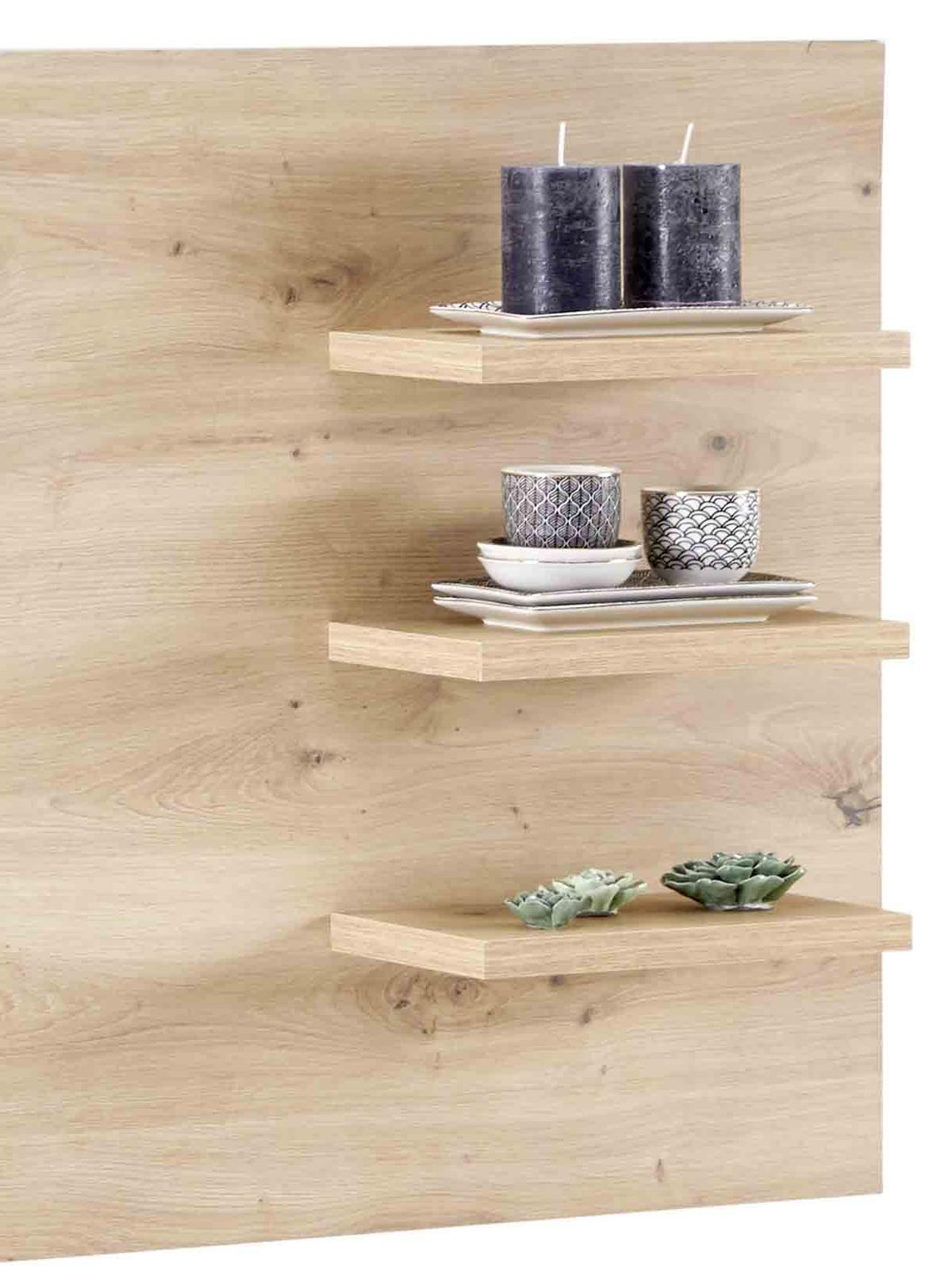 Tv-magasító Kashmir New - tölgyfa színű, Modern, faalapú anyag (185/70/18cm) - James Wood