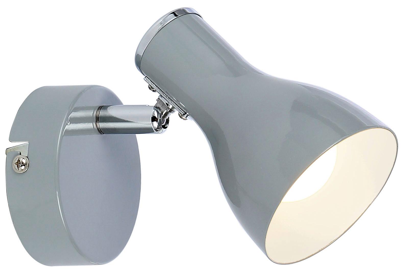 Wandleuchte 91-66619 - Grau, Basics, Metall (8/14/12cm)