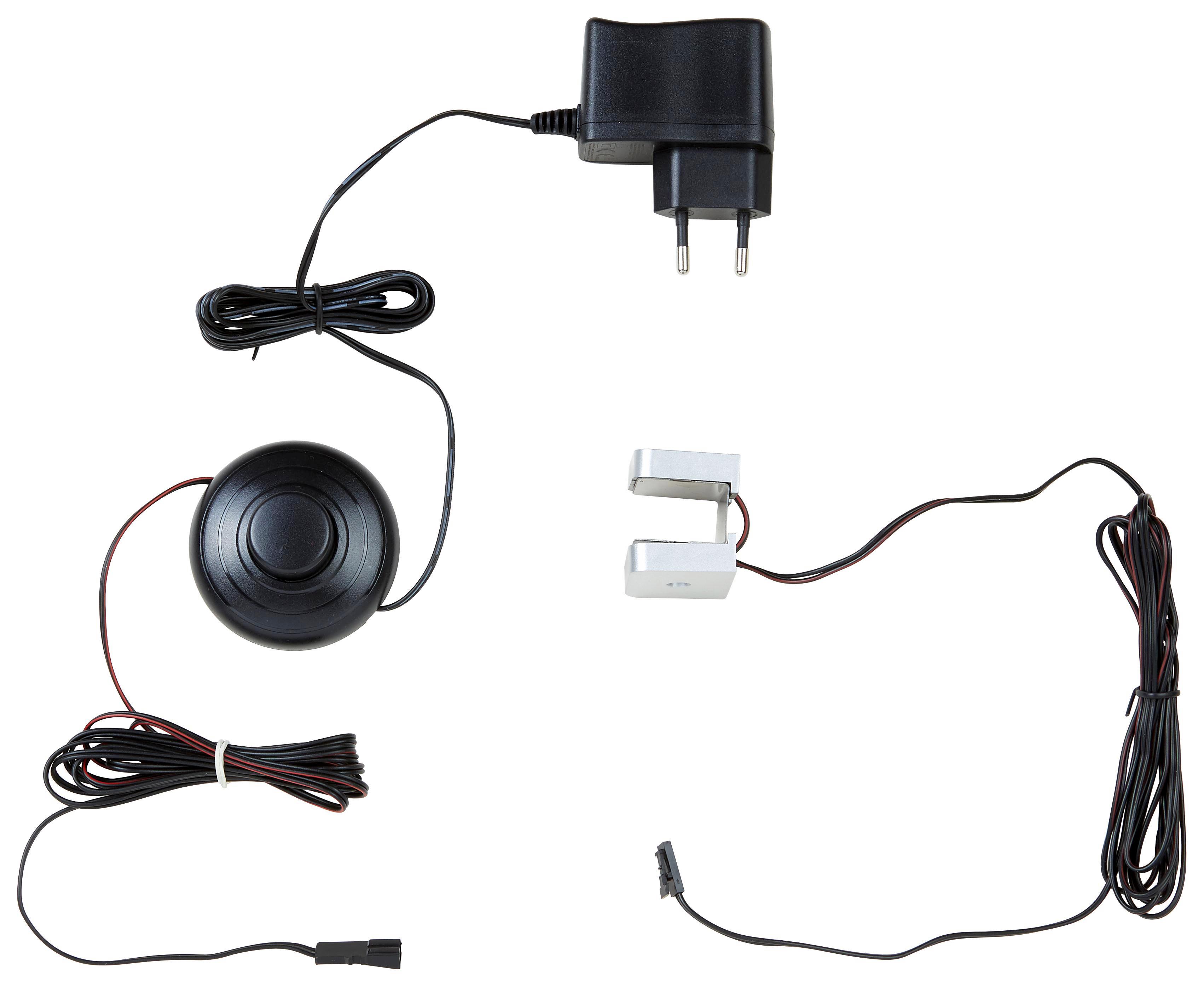 Einlegebodenbeleuchtungs-Set Dojo - Silberfarben, MODERN, Kunststoff