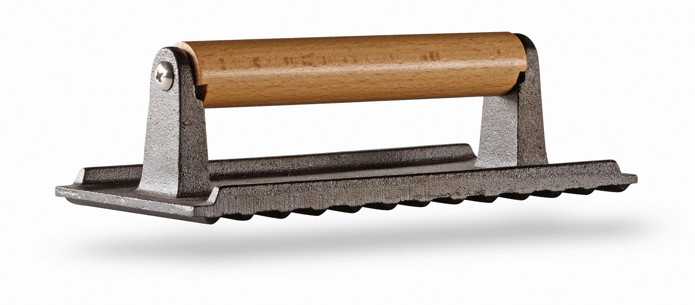 Hamburgerpresse Ew-Ge-1265 - Schwarz, Basics, Holz/Metall (20/10/7cm) - Echtwerk