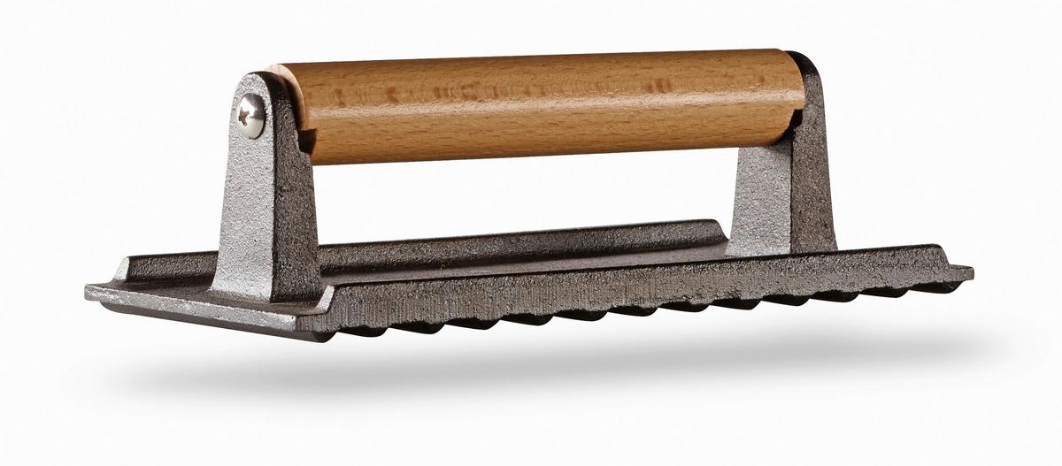 Hamburgerpresse Ew-Ge-1265 - Schwarz, Basics, Holz/Metall (20/10/7cm) - Echtwerk