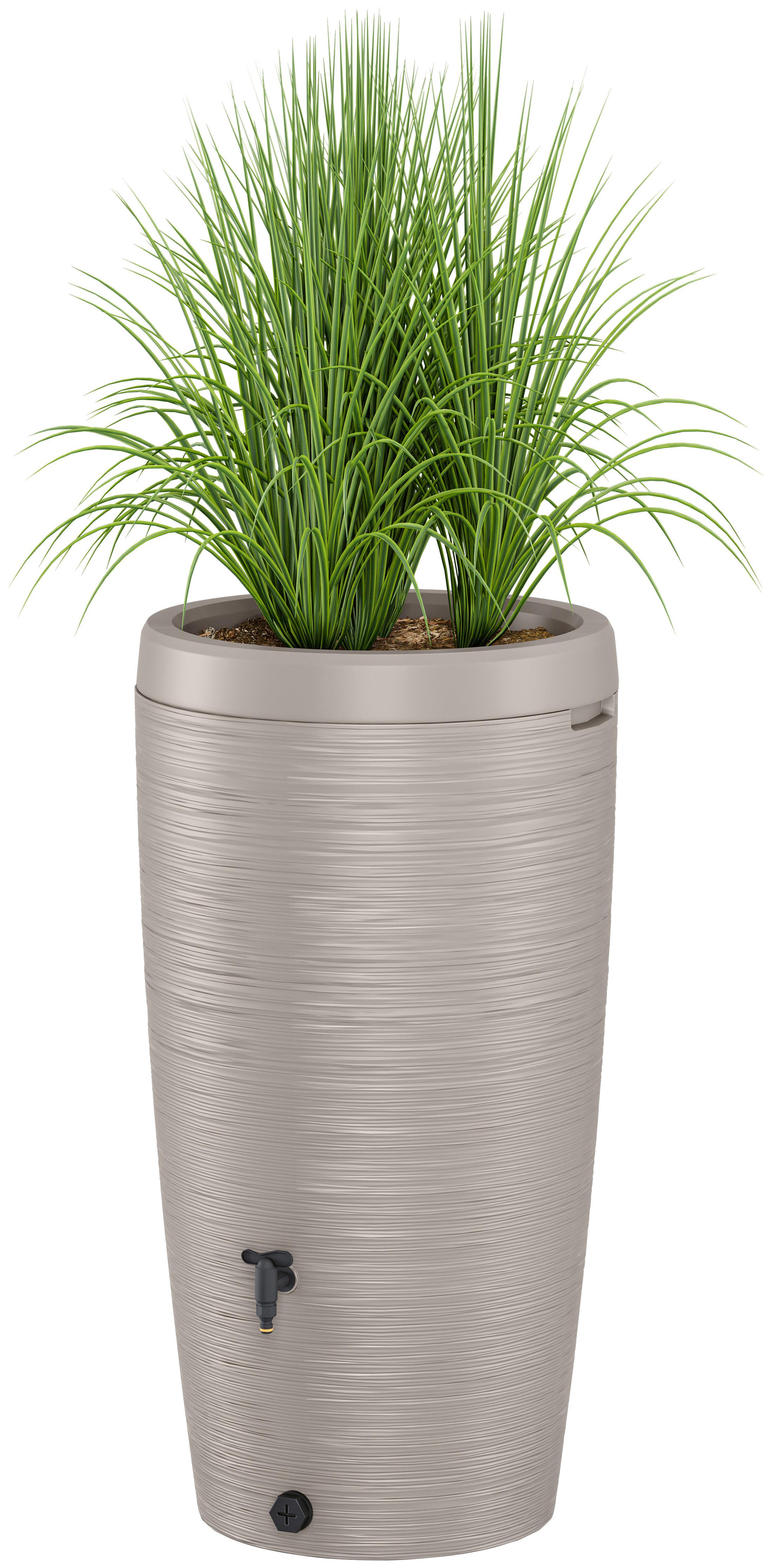 Nádrž na daždovú vodu GUBO - sivá, Konventionell, plast (59,5/112/59,5cm) - Mömax