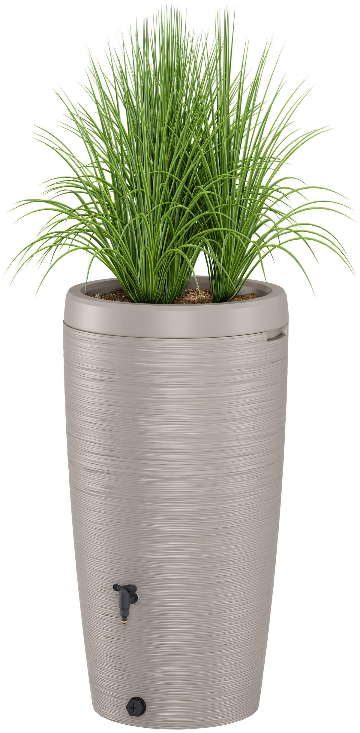 Nádrž na dešťovou vodu GUBO - šedá, Konvenční, plast (59,5/112/59,5cm) - Mömax