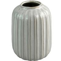 Dekovase Mariella - Weiß/Grau, KONVENTIONELL, Keramik (9,7/12cm) - Luca Bessoni