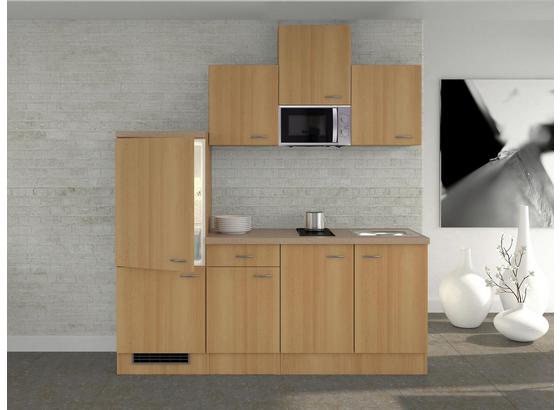 Küchenblock Nano 210 cm Buche - Buchefarben/Creme, MODERN, Holzwerkstoff (210/60cm) Küchenblock Nano 210 cm Buche - Buchefarben/Creme, MODERN, Holzwerkstoff (210/60cm)