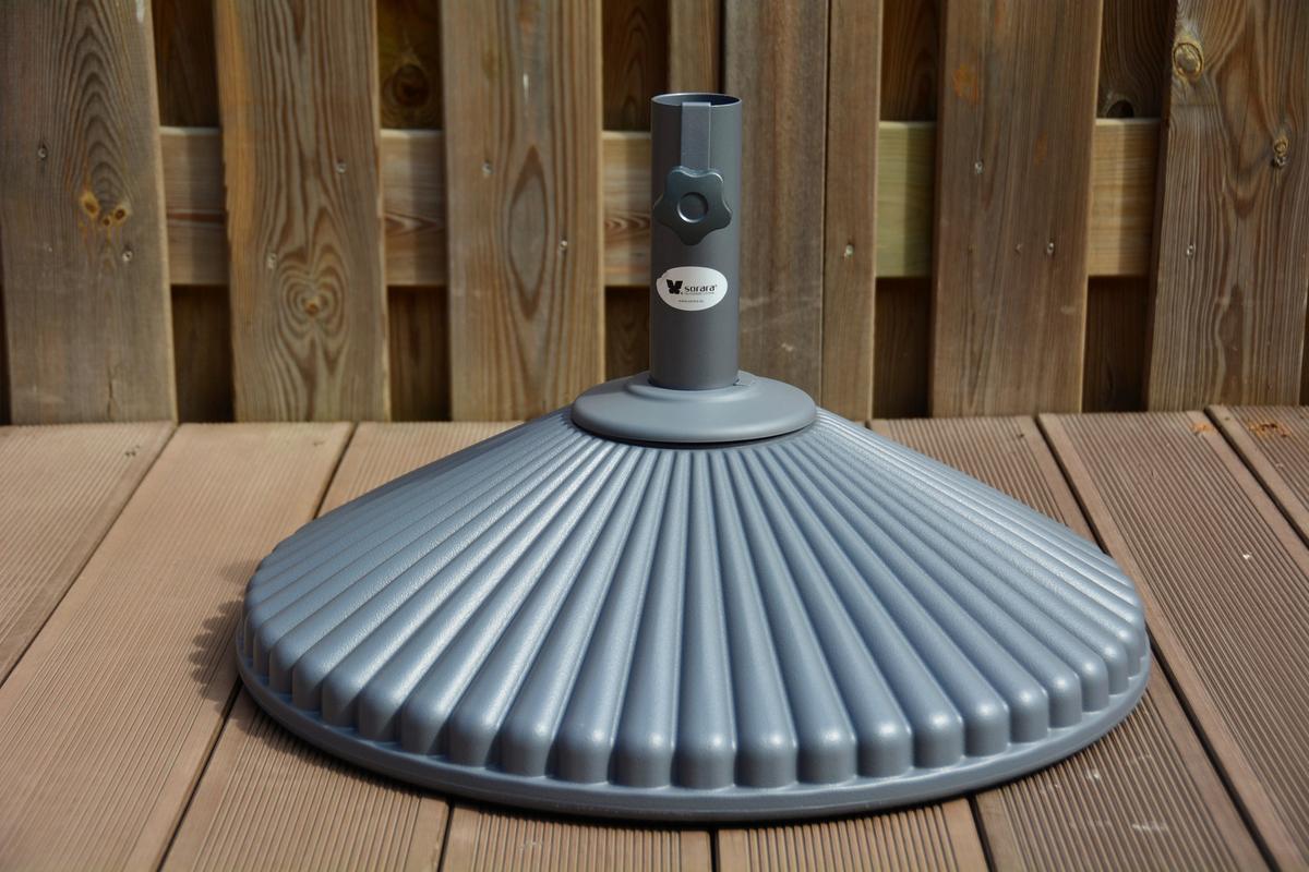 Schirmständer Kunststoff Ø 59 cm Eco - Grau, Basics, Kunststoff (59cm) - MID.YOU