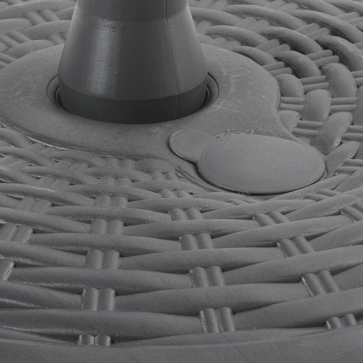 Schirmständer Kunststoff BxH: 39x28,7 cm Gisbert - Anthrazit, Basics, Kunststoff (39/28,7cm)