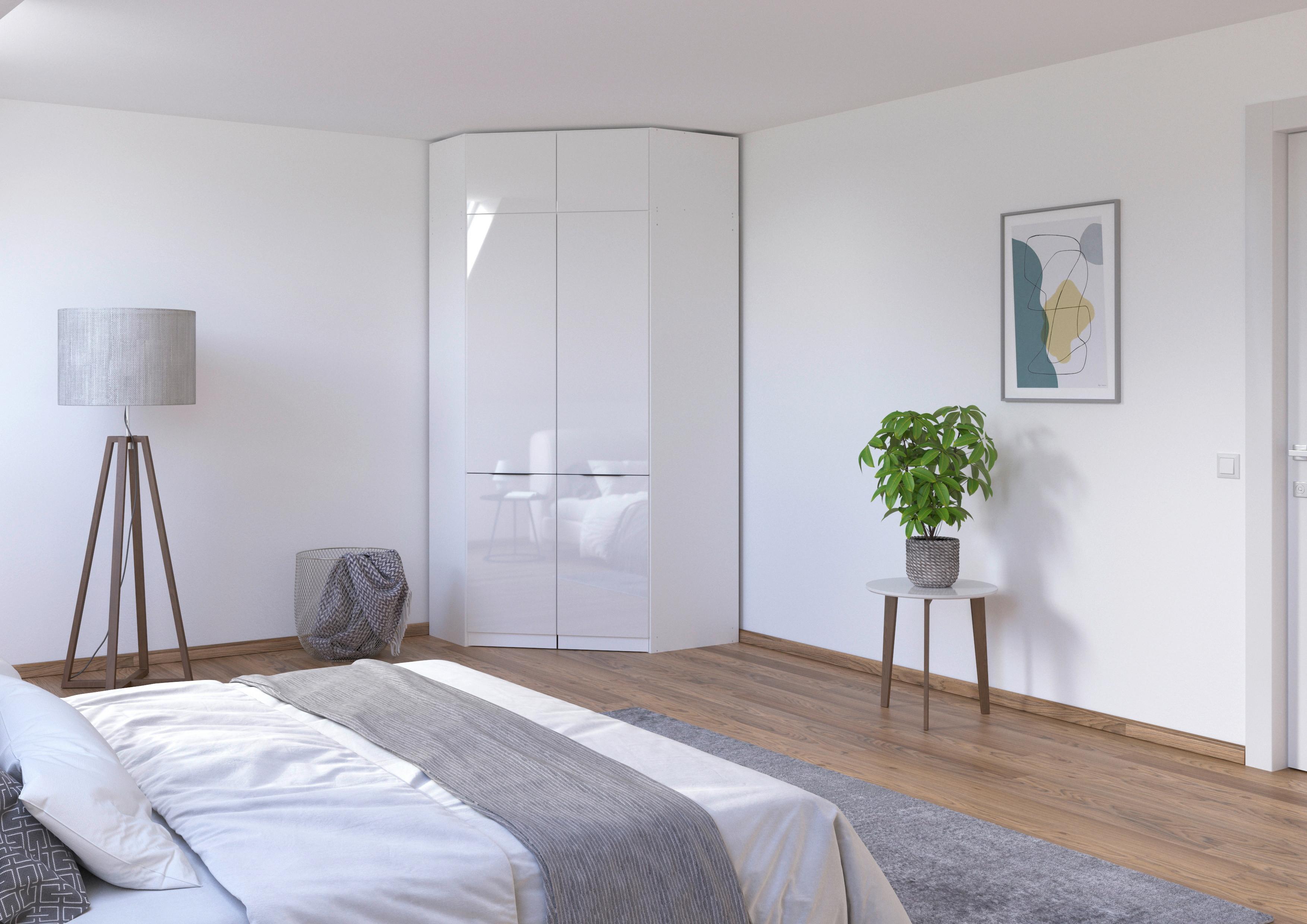 Aufsatzschrank Max - Weiß Hochglanz/Weiß, KONVENTIONELL, Holzwerkstoff (117/39/104cm) - James Wood