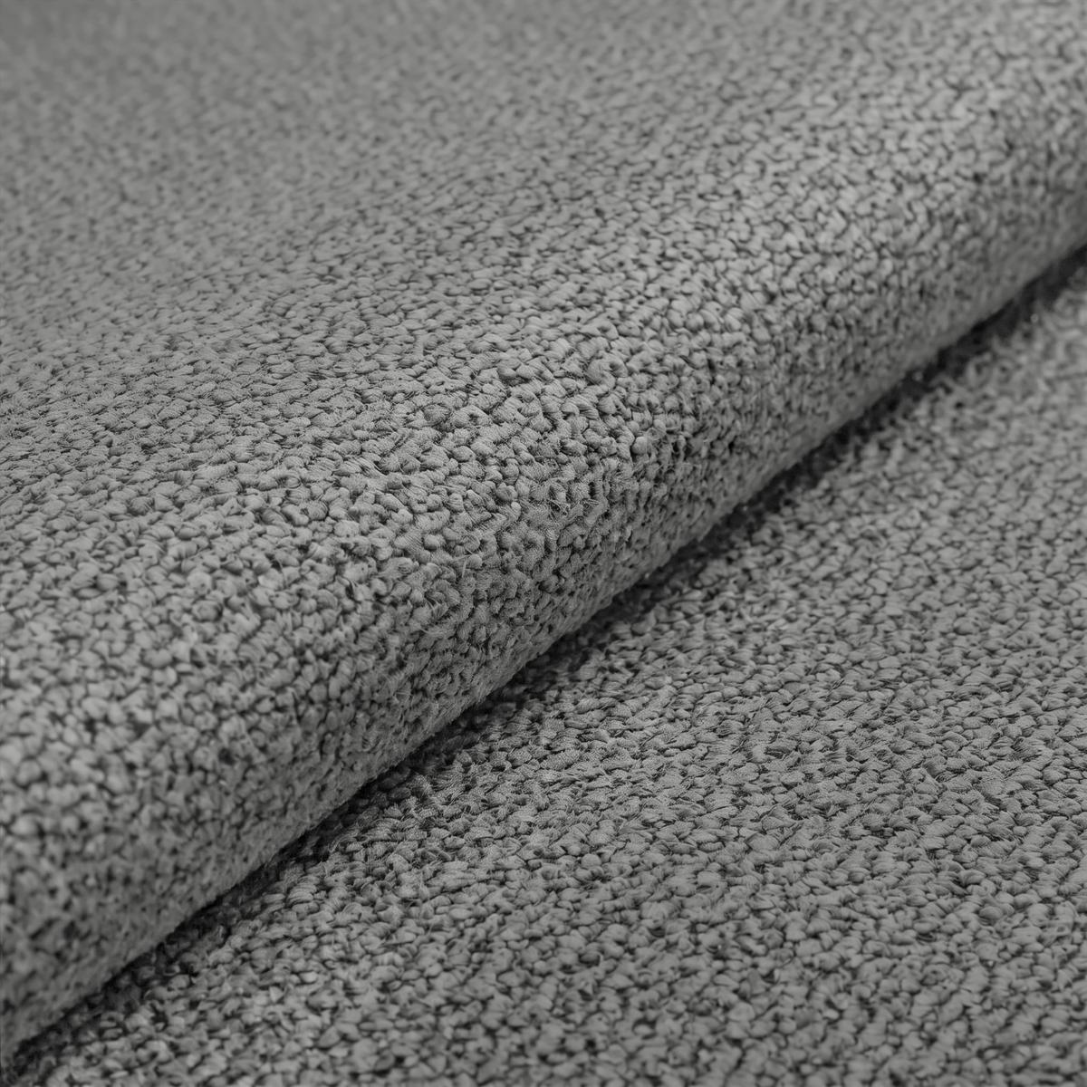 Megasofa Mega Chenille dunkelgrau, B: 255cm - Dunkelgrau/Schwarz, Trend, Textil (255/94/126cm) - Luca Bessoni