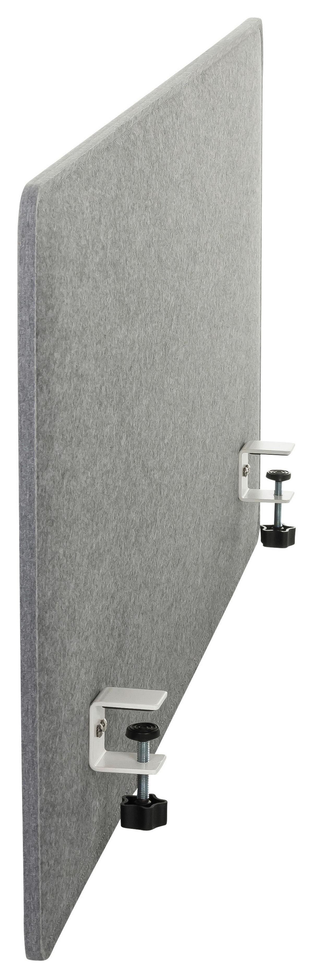 Trennwand Flexmiut 3D - Grau, Basics, Kunststoff/Textil (120/60/1cm) - MID.YOU