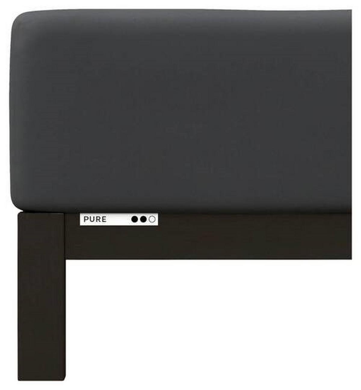 Boxspring-spannleintuch Pure Boxspring - Dunkelgrau, Basics, Textil (140-160/200-220cm) - Schlafgut