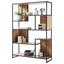 Regal Carlos 2 B: 110 cm Eichefarben - Eichefarben/Schwarz, Design, Holz/Metall (110/160/35cm) - Hom`in Regal Carlos 2 B: 110 cm Eichefarben - Eichefarben/Schwarz, Design, Holz/Metall (110/160/35cm) - Hom`in