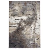 Webteppich Timber Anthrazit, Creme 80x150 Cm - Dunkelgrau/Anthrazit, Design, Textil (80/150cm) - WECON HOME