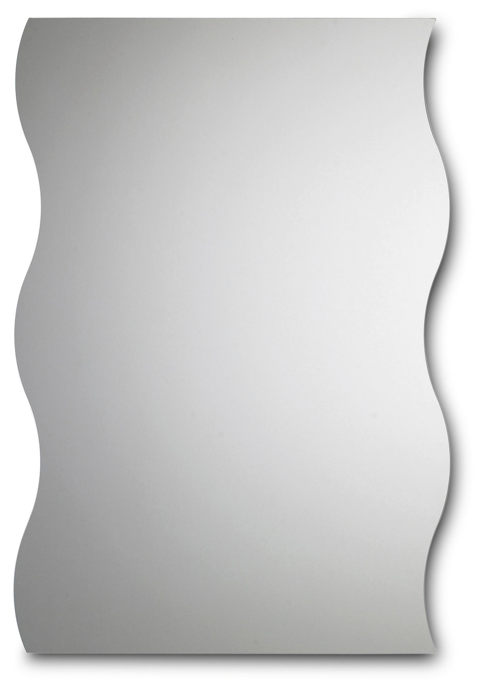 Wandspiegel Bonny Wellenform 50x70 cm - MODERN, Glas (50/70cm) - Ondega