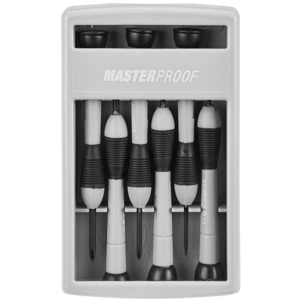 Schraubendreher-set 6-tlg. Grau/schwarz