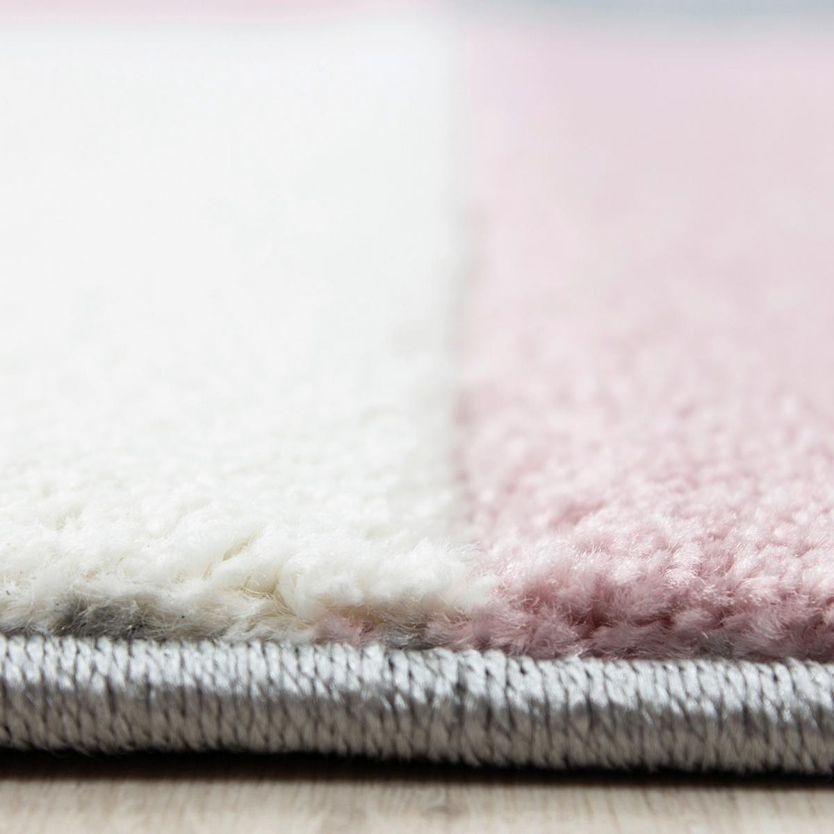 Webteppich Pink Naturfaser Hawaii 120x170 Cm - Pink, KONVENTIONELL, Textil (120/170cm)