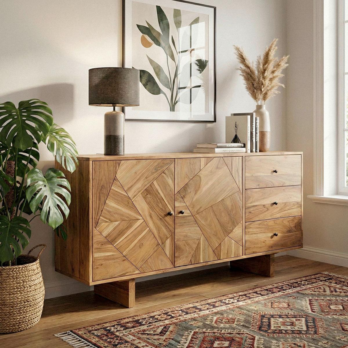 SIDEBOARD Akaziefarben B: 150cm - Akaziefarben, Design, Holz (150/75/45cm) - Livetastic