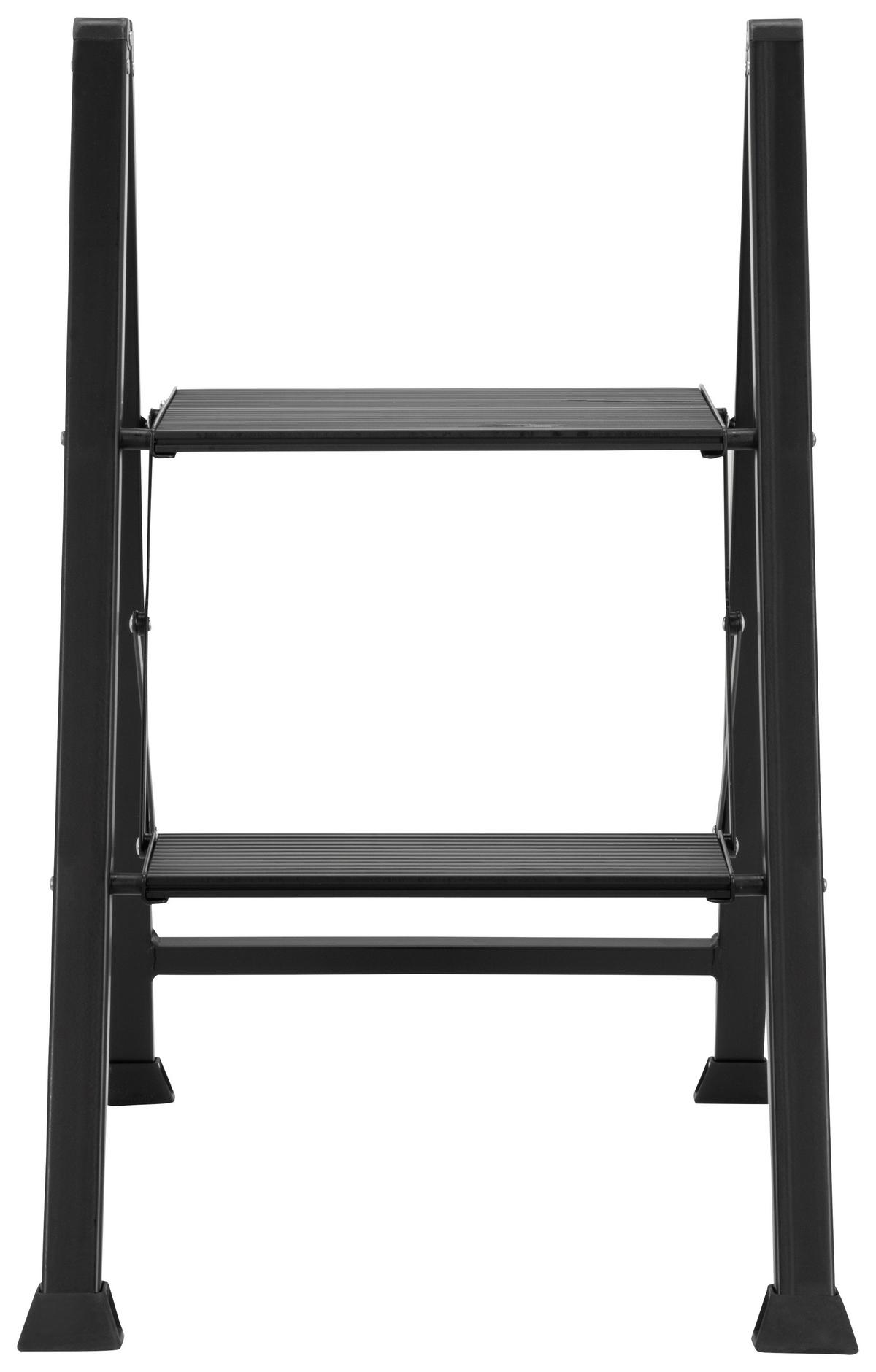 Leiter Solid W5 - Schwarz, Basics, Metall (42/72/5cm) - MID.YOU