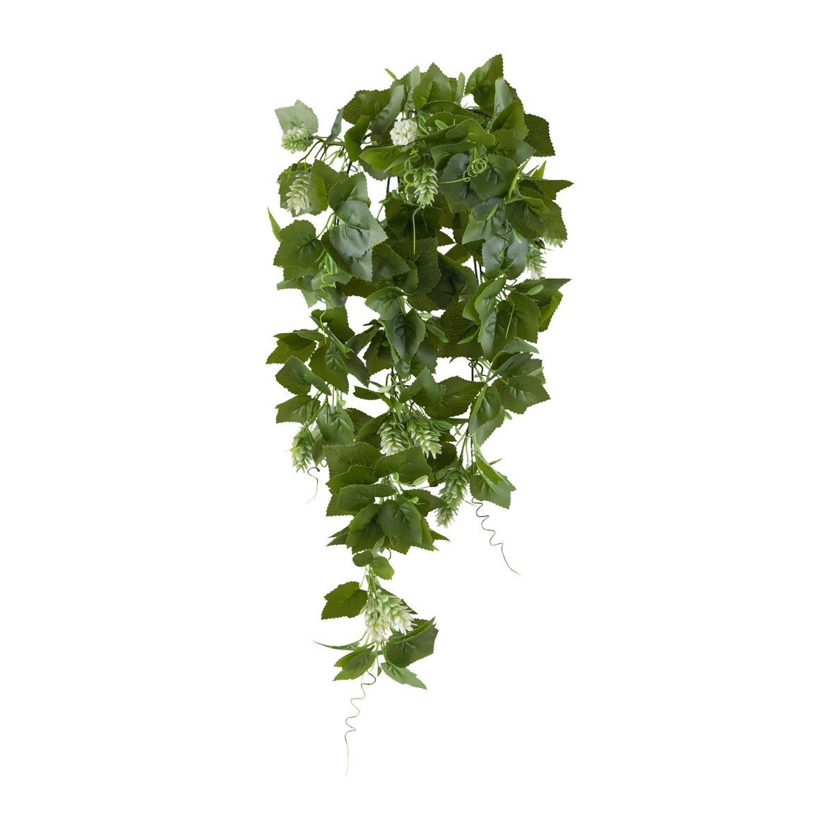 Kunstpflanze Hängepflanzen Grün, 80 cm - Grün, Design, Kunststoff (80cm) - P & B
