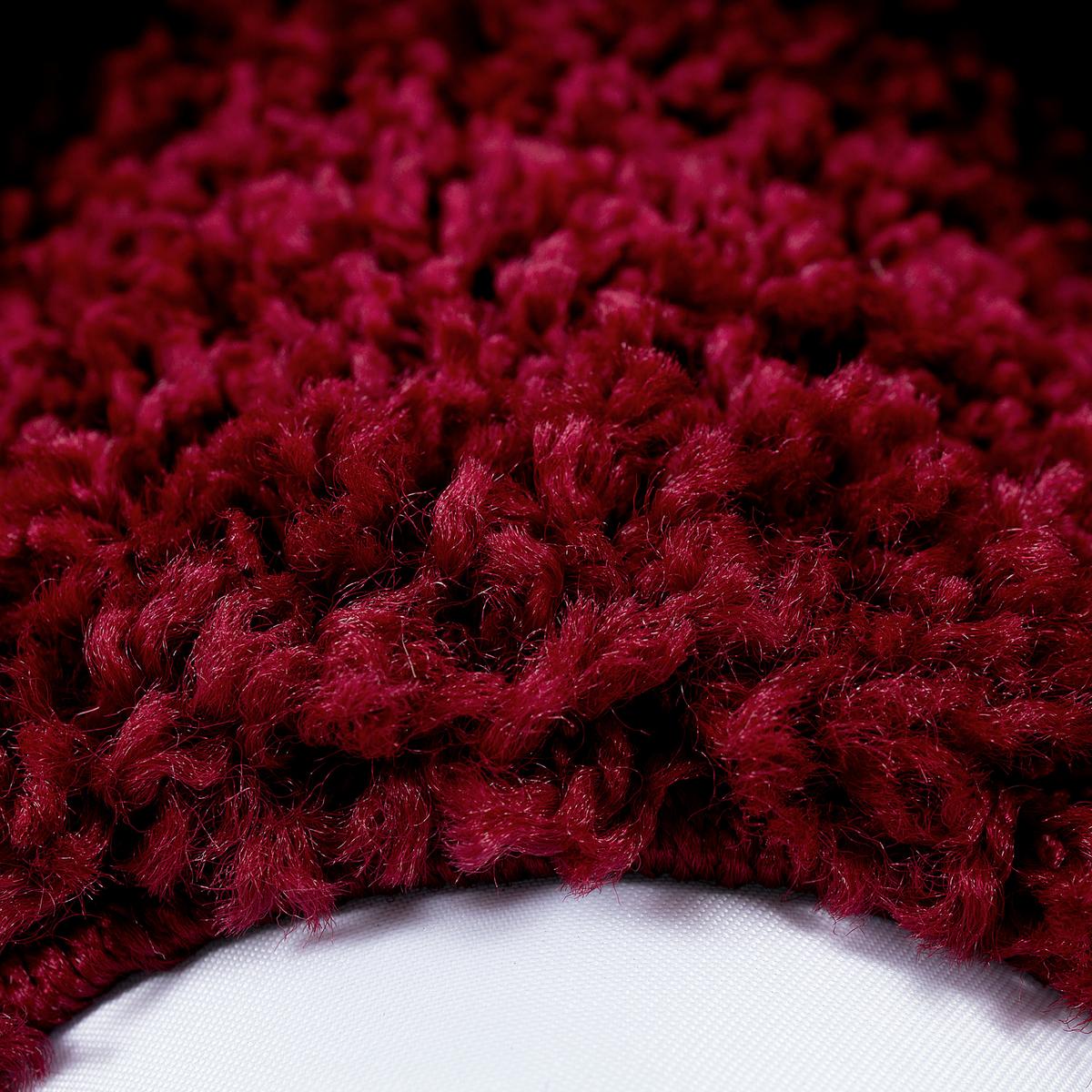Hochflor Teppich Rot Life 120x170 cm - Hellrot/Rot, KONVENTIONELL, Textil (120/170cm) - Novel