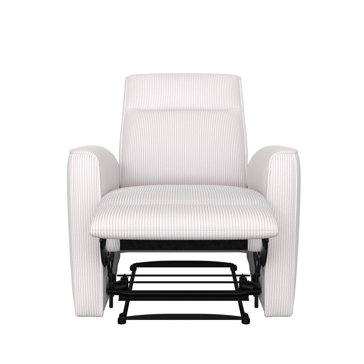 Fernsehsessel Leon beige mit Relaxfunktion - Beige/Schwarz, Basics, Holz/Kunststoff (80/102/96cm) - Ondega