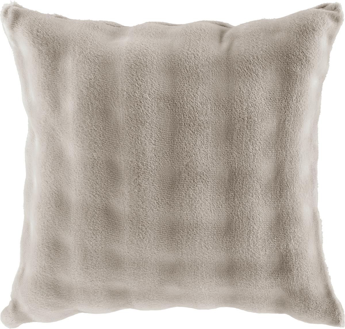 Zierkissen Elisabetha - Silberfarben, MODERN, Textil (45/45cm) - Luca Bessoni