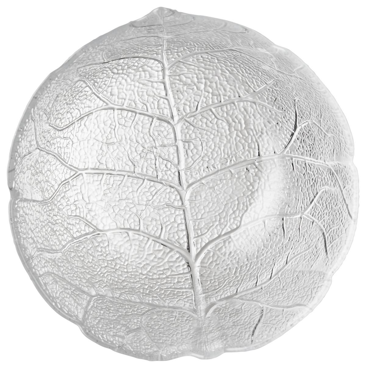 Schüssel Leaf - Klar, Basics, Glas (12/5,4cm)