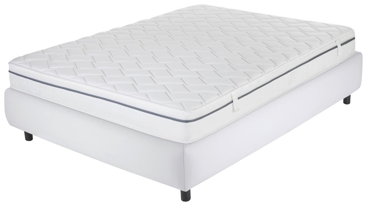 Kaltschaummatratze Air Wave 180x200 Cm H2, H3 H: 19 Cm - Weiß, Basics, Textil (180/200cm) - MID.YOU