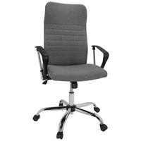 Drehstuhl Arton 40 Grau - Silberfarben/Schwarz, MODERN, Kunststoff/Textil (72/113/55cm) - MID.YOU