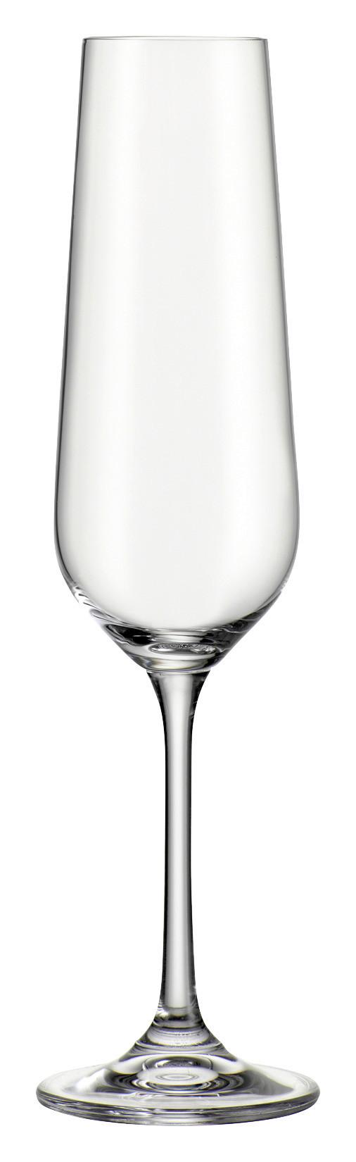 Sklenice Na Sekt Norma - čiré, Moderní, sklo (0,22l) - Bohemia