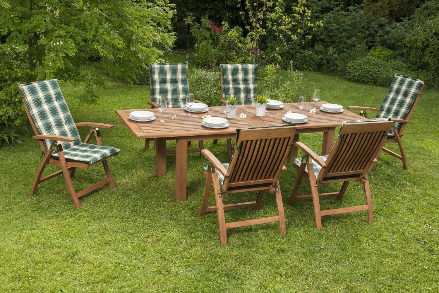Gartenmöbel Set 6-Tlg Comodoro Holz