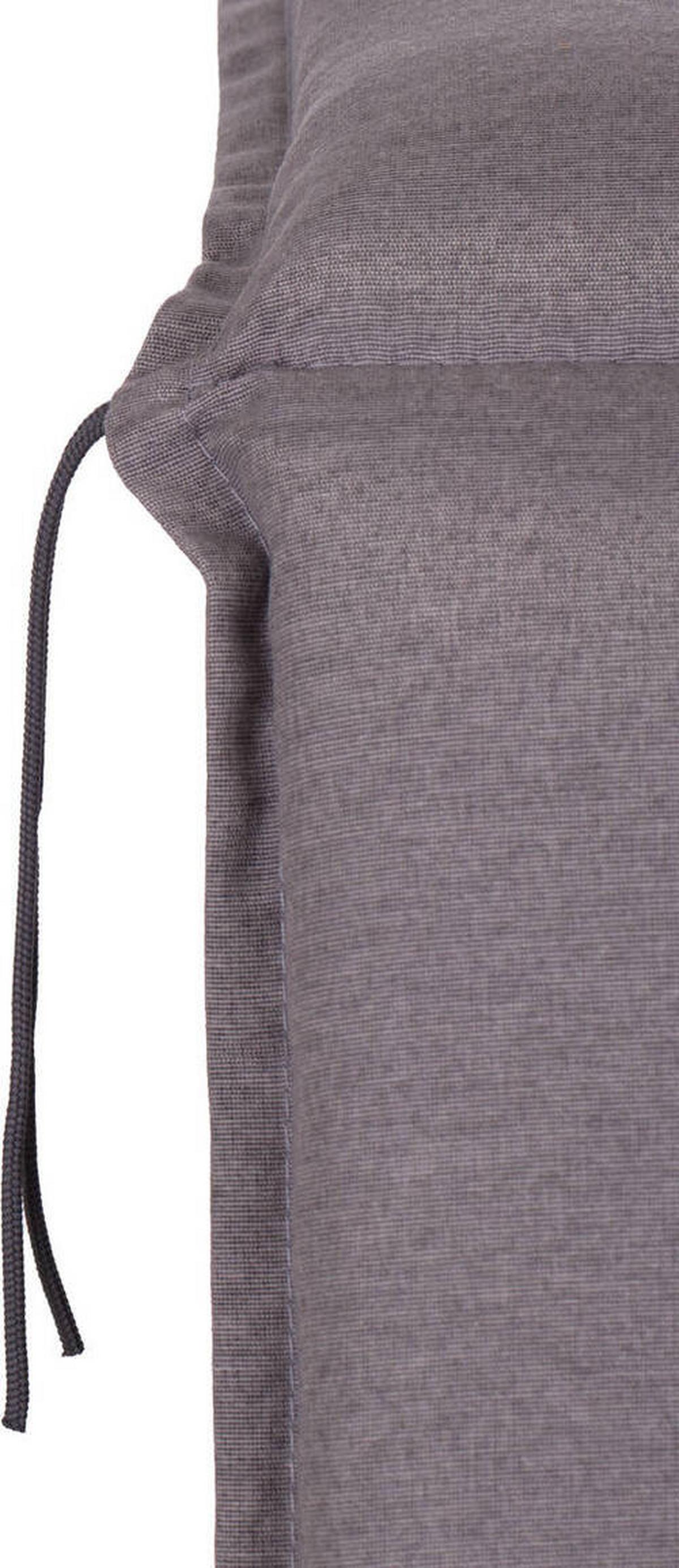 Auflage Für Sessel Tanana 98x46x8 Cm Grau - Grau, Basics, Textil (98/46/8cm) - Gardenson