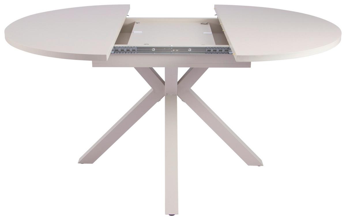 Esstisch Bozan AZ Kaschmir L: 110-150 cm - Kaschmir, MODERN, Holzwerkstoff/Metall (110/150/110/76cm) - Livetastic