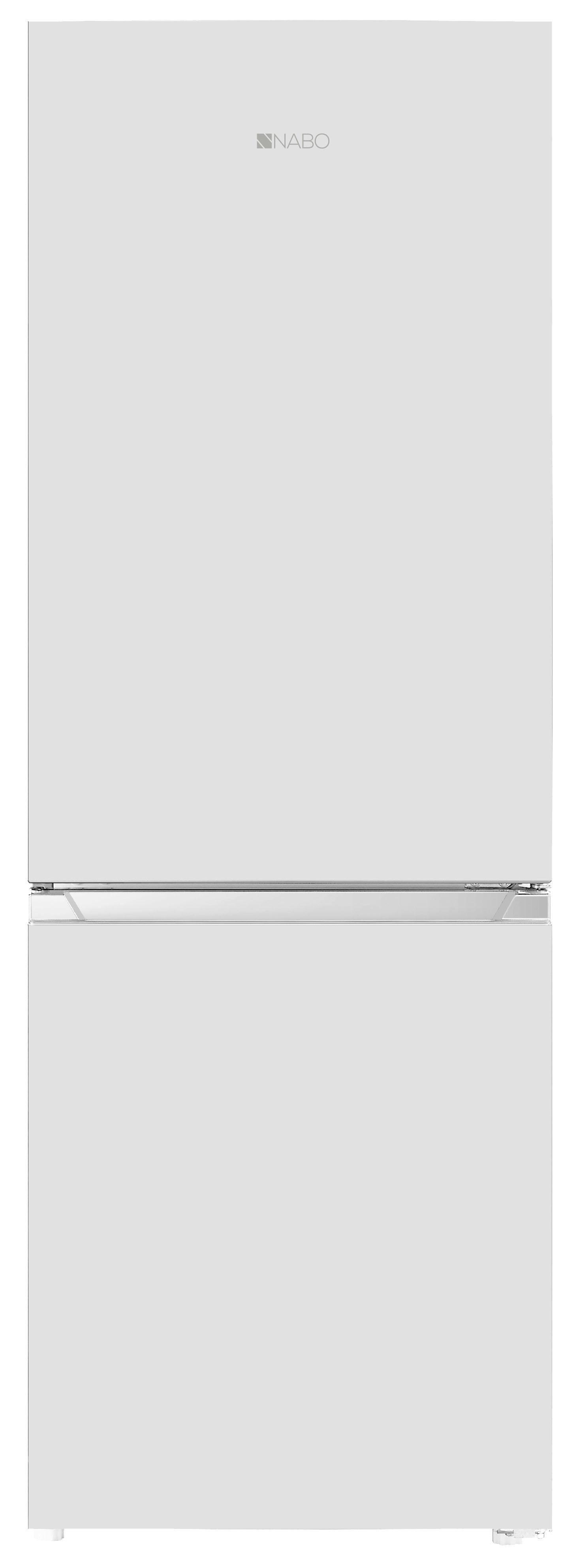 Kühl-Gefrier-Kombination Nabo Kgk 1740 Weiss - Weiß, Basics, Glas/Kunststoff (49,5/143/56,2cm) - Nabo