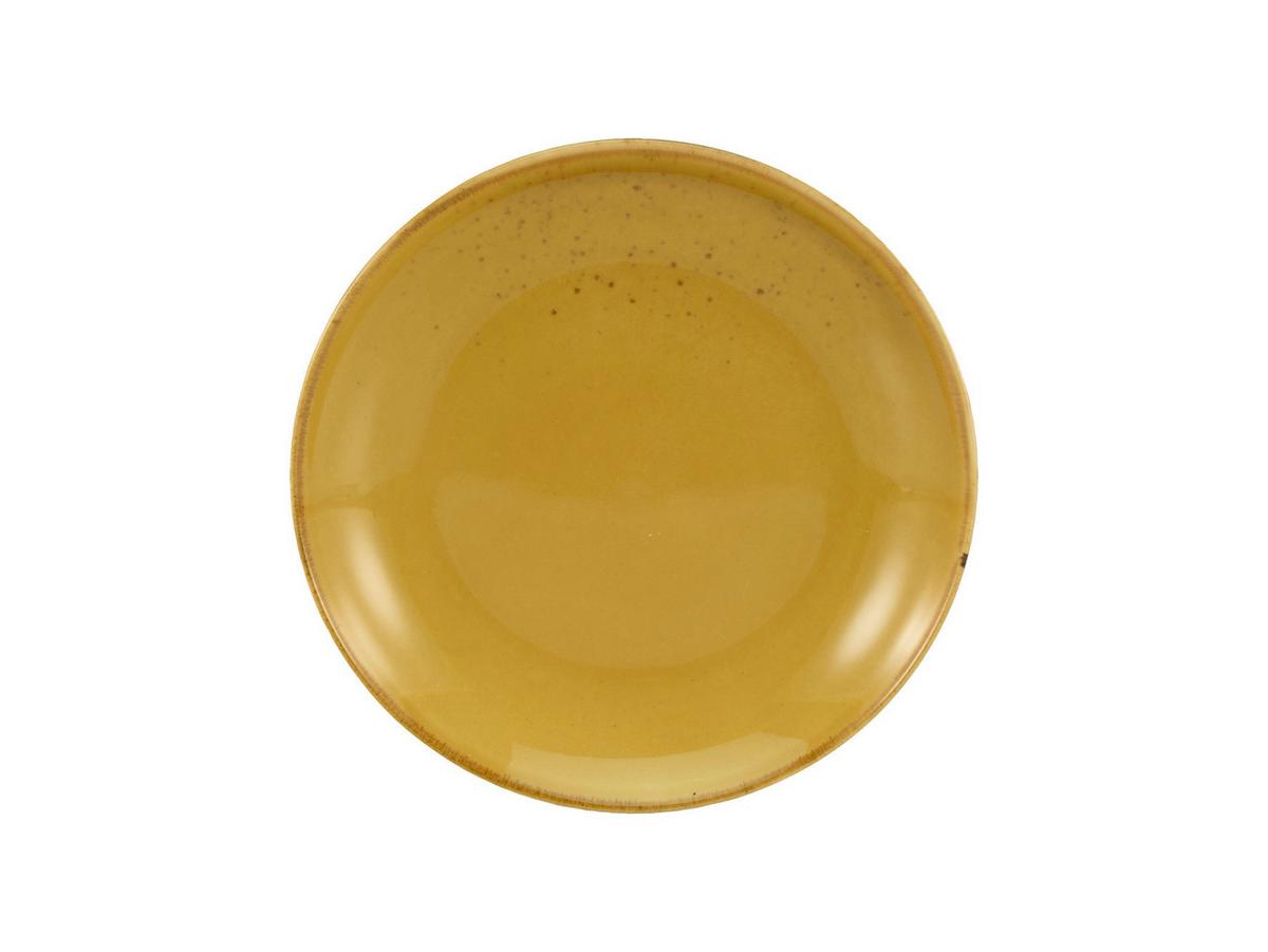 Desserttellerset 21978 Nature Collection - Currygelb, Trend, Keramik (21cm) - Creatable