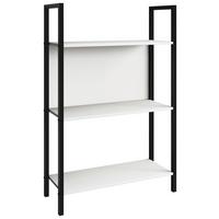Regal Flakos 3 - Schwarz/Weiß, KONVENTIONELL, Holzwerkstoff/Metall (56/100/24cm)
