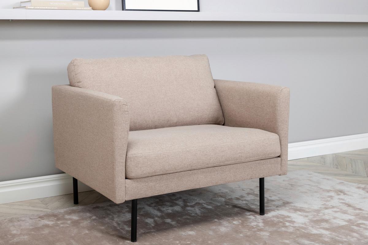 Sessel Zoom - Design, Textil/Metall (95/80/84cm) - Livetastic