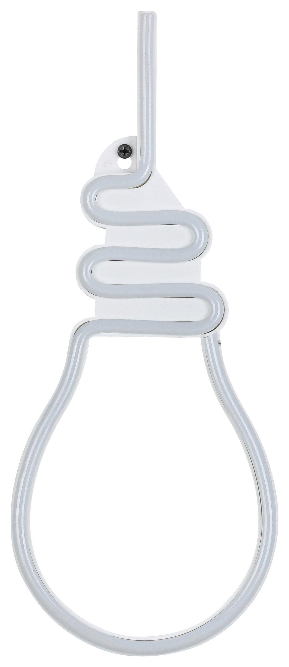 LED-Dekoleuchte Eloise - Weiß, KONVENTIONELL, Kunststoff (35/14,5/1,7cm) - Luca Bessoni