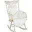 Hojdacie Kreslo White Sway -trend- - biela, Romantický / Vidiecky, drevo (81,3/104,1/54,6cm) Hojdacie Kreslo White Sway -trend- - biela, Romantický / Vidiecky, drevo (81,3/104,1/54,6cm)