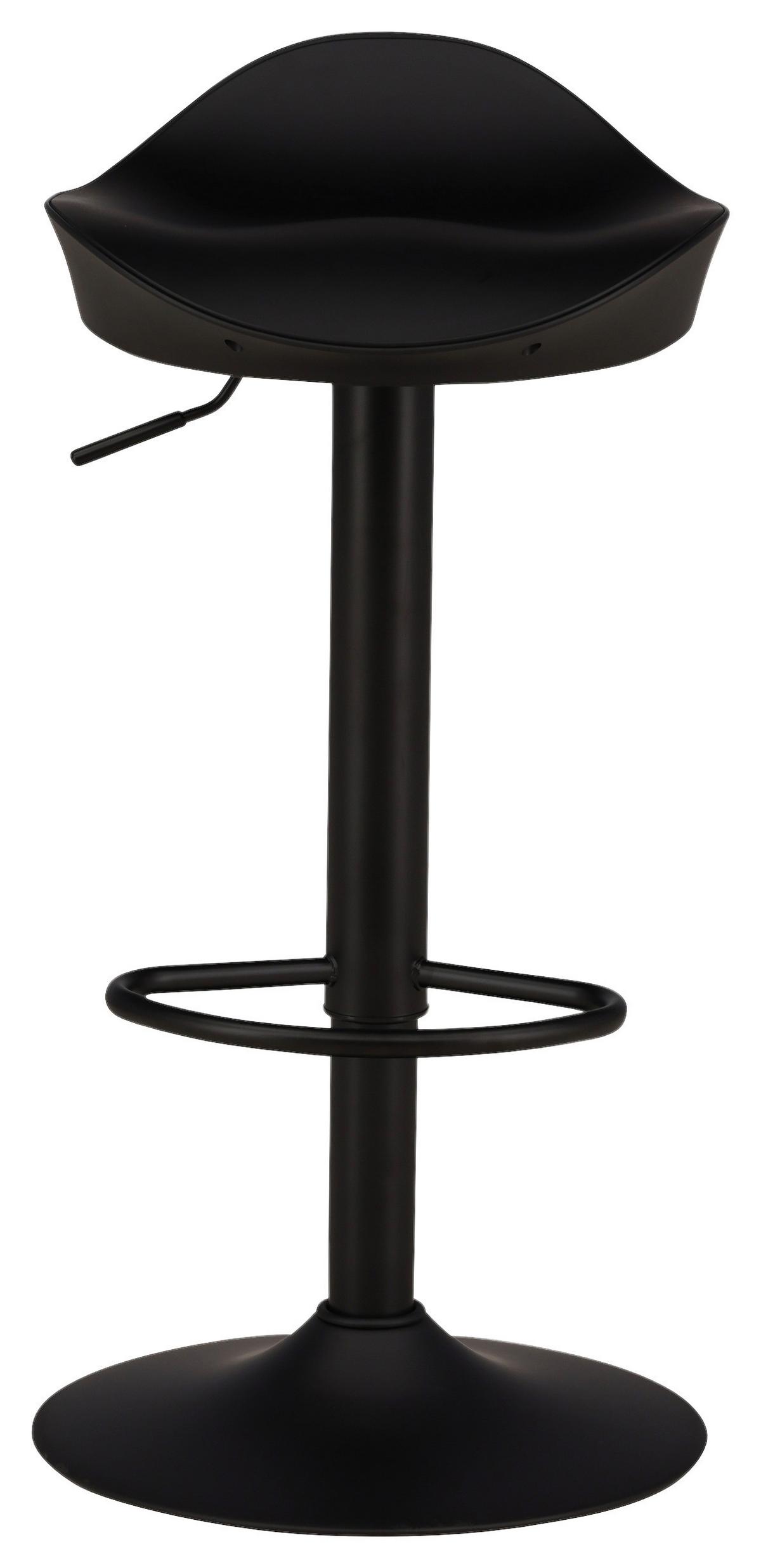 Barhocker-Set Adesto - Schwarz, Design, Kunststoff/Metall (40/69/38cm) - Livetastic