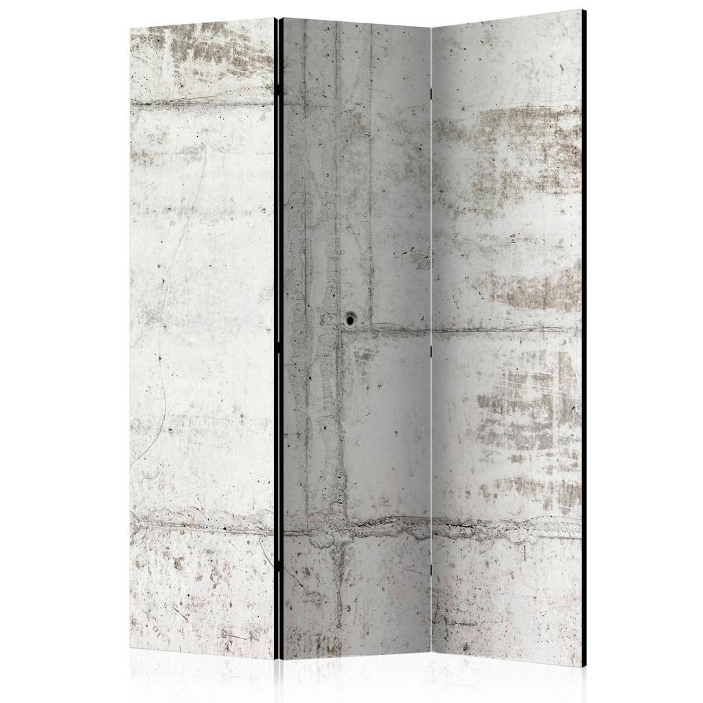 PARAVENT Weiß Hellgrau B: 135 cm