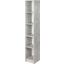 Regál 4-you New Yur06 - sivá/biela, Moderný, kompozitné drevo (30/189,5/34,6cm) Regál 4-you New Yur06 - sivá/biela, Moderný, kompozitné drevo (30/189,5/34,6cm)