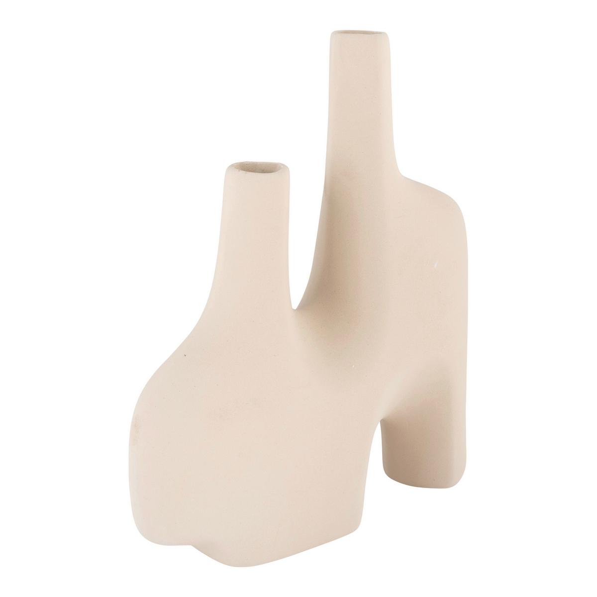 Vase Sandfarben B: 23,5 Cm - Sandfarben, Basics, Keramik (23,5/27/8cm)