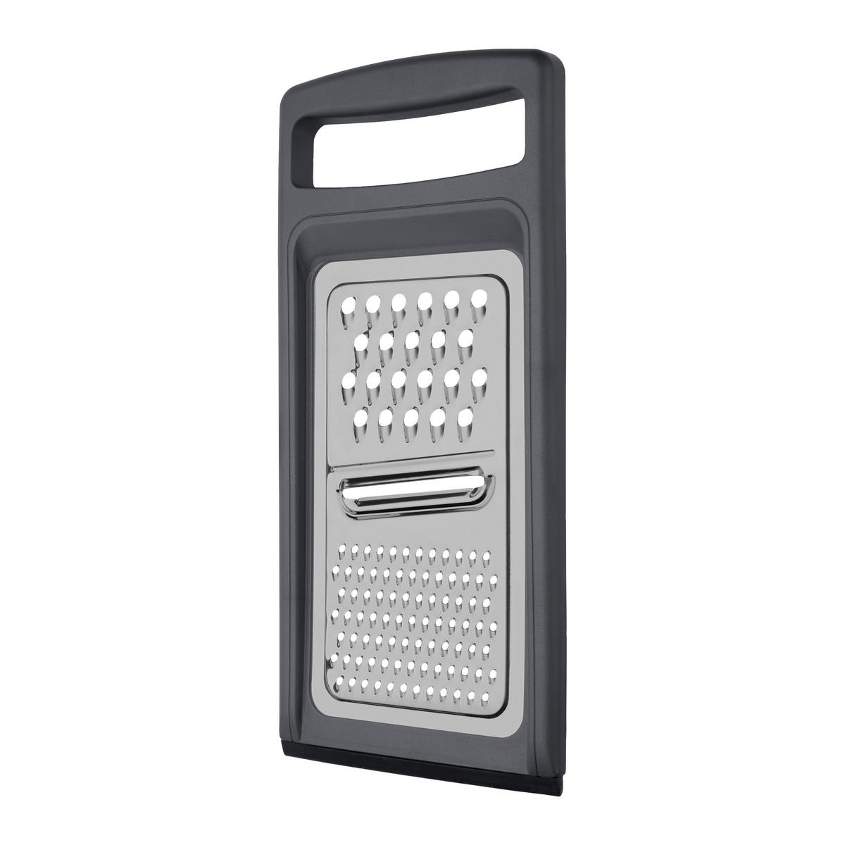 Strúhadlo KIKI - farba ušľachtilej ocele/tmavosivá, Konventionell, kov (28,2/12,8/1,5cm) - Mömax