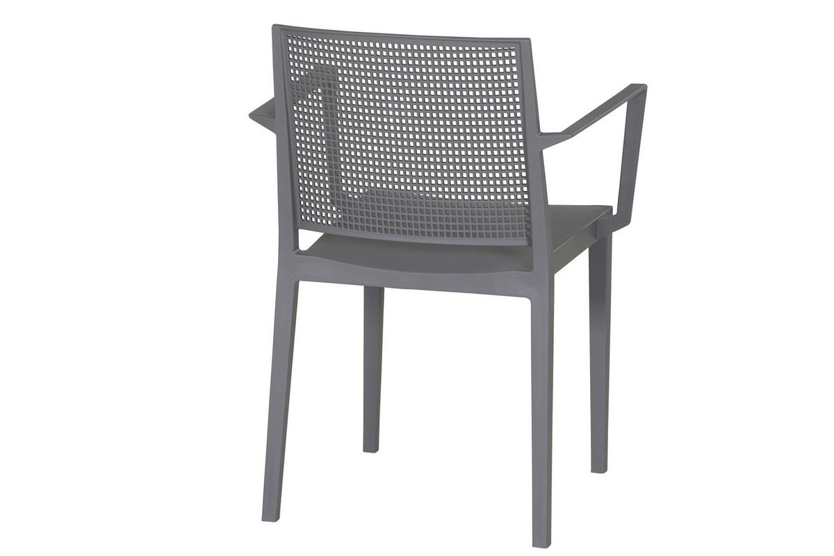 Stapelstuhl T20099 - Grau, Basics, Kunststoff (46/80/56cm) - Siena Garden