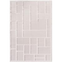 Flachwebteppich, Creme Doha - Creme, Design, Textil (240/340cm)