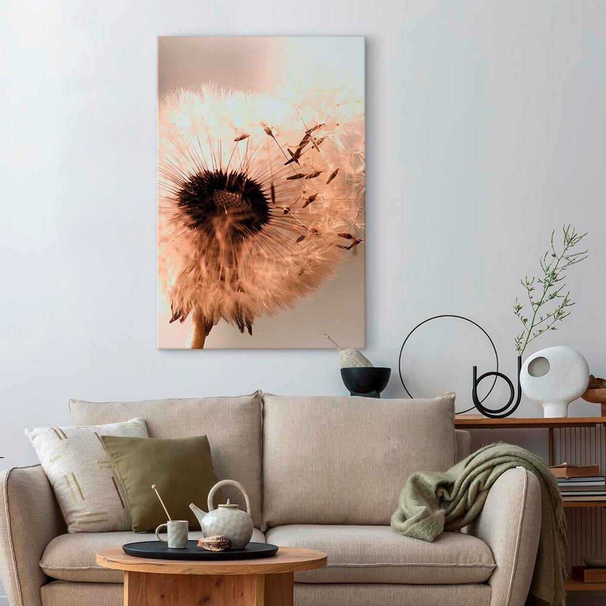 Leinwandbild Beige Greige B: 40 - Greige/Beige, Basics, Holzwerkstoff/Textil (40/60/1.2cm) - artgeist