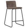 Barhocker-set Bisbee - Dunkelgrau/Schwarz, Design, Kunststoff/Textil (41/84/50cm) - Livetastic