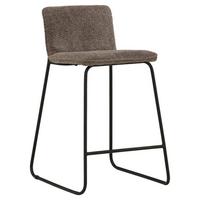 Barhocker-set Bisbee - Dunkelgrau/Schwarz, Design, Kunststoff/Textil (41/84/50cm) - Livetastic